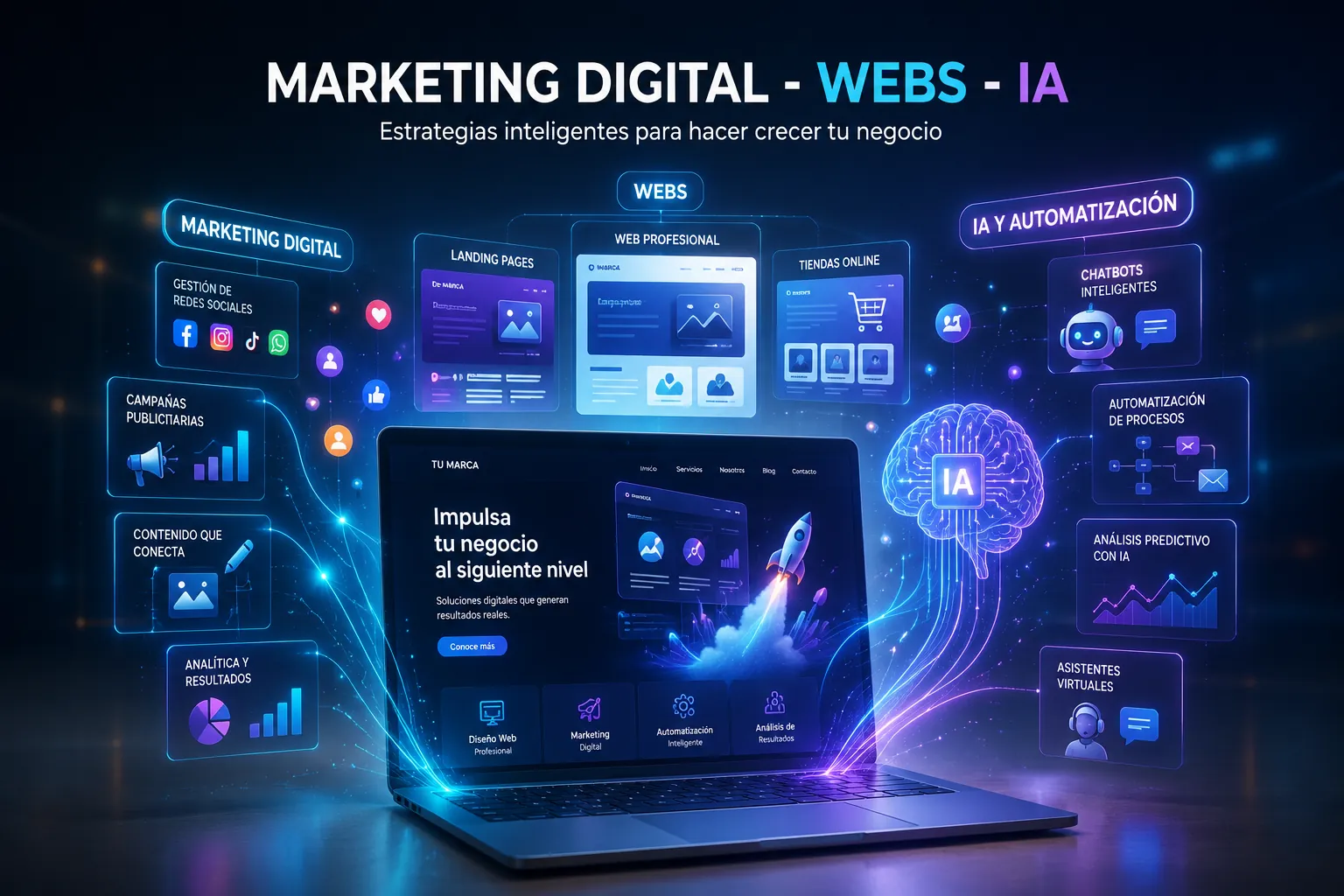 Marketing, páginas web e inteligencia artificial